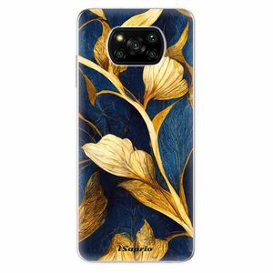 Odolné silikonové pouzdro iSaprio - Gold Leaves - Xiaomi Poco X3 Pro / X3 NFC obraz