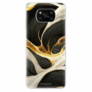 Odolné silikonové pouzdro iSaprio - Black and Gold - Xiaomi Poco X3 Pro / X3 NFC obraz