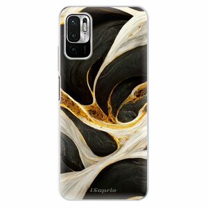 Odolné silikonové pouzdro iSaprio - Black and Gold - Xiaomi Redmi Note 10 5G obraz