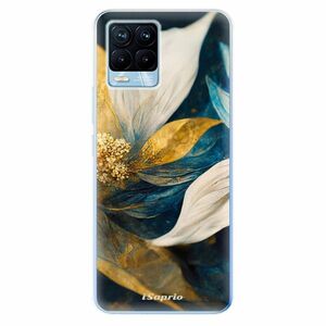 Odolné silikonové pouzdro iSaprio - Gold Petals - Realme 8 / 8 Pro obraz