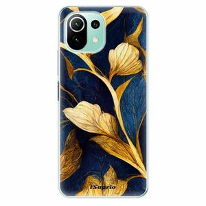 Odolné silikonové pouzdro iSaprio - Gold Leaves - Xiaomi Mi 11 Lite obraz