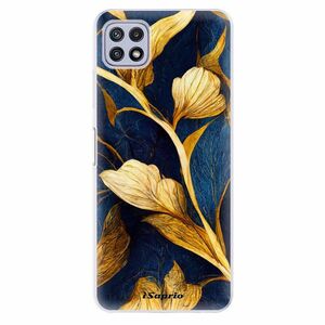 Odolné silikonové pouzdro iSaprio - Gold Leaves - Samsung Galaxy A22 5G obraz