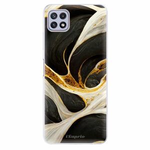 Odolné silikonové pouzdro iSaprio - Black and Gold - Samsung Galaxy A22 5G obraz