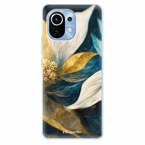 Odolné silikonové pouzdro iSaprio - Gold Petals - Xiaomi Mi 11 obraz