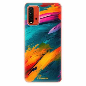 Odolné silikonové pouzdro iSaprio - Blue Paint - Xiaomi Redmi 9T obraz