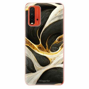 Odolné silikonové pouzdro iSaprio - Black and Gold - Xiaomi Redmi 9T obraz