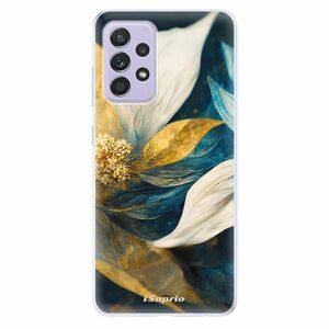 Odolné silikonové pouzdro iSaprio - Gold Petals - Samsung Galaxy A52/A52 5G obraz