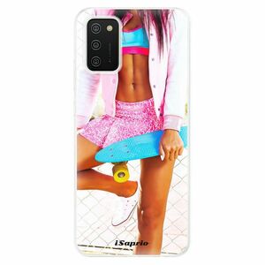 Odolné silikonové pouzdro iSaprio - Skate girl 01 - Samsung Galaxy A02s obraz