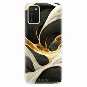 Odolné silikonové pouzdro iSaprio - Black and Gold - Samsung Galaxy A02s obraz