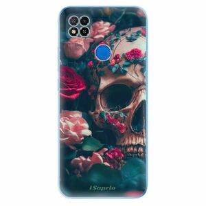 Odolné silikonové pouzdro iSaprio - Skull in Roses - Xiaomi Redmi 9C obraz