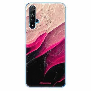 Odolné silikonové pouzdro iSaprio - Black and Pink - Huawei Nova 5T obraz