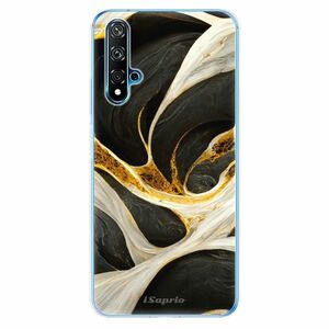 Odolné silikonové pouzdro iSaprio - Black and Gold - Huawei Nova 5T obraz