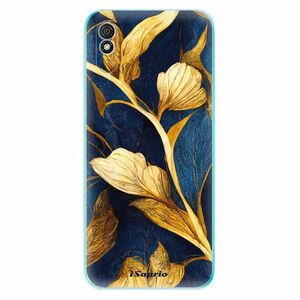 Odolné silikonové pouzdro iSaprio - Gold Leaves - Xiaomi Redmi 9A obraz