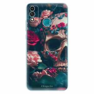 Odolné silikonové pouzdro iSaprio - Skull in Roses - Honor 9X Lite obraz