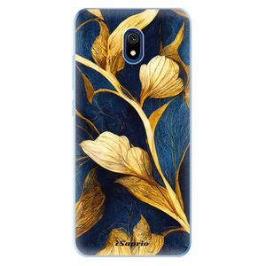 Odolné silikonové pouzdro iSaprio - Gold Leaves - Xiaomi Redmi 8A obraz