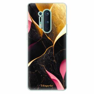 Odolné silikonové pouzdro iSaprio - Gold Pink Marble - OnePlus 8 Pro obraz