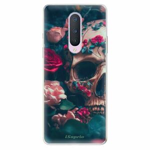 Odolné silikonové pouzdro iSaprio - Skull in Roses - OnePlus 8 obraz