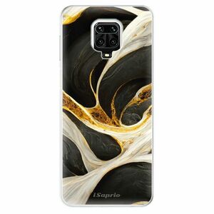 Odolné silikonové pouzdro iSaprio - Black and Gold - Xiaomi Redmi Note 9 Pro / Note 9S obraz