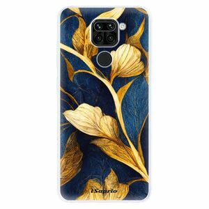 Odolné silikonové pouzdro iSaprio - Gold Leaves - Xiaomi Redmi Note 9 obraz