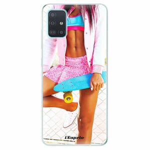 Odolné silikonové pouzdro iSaprio - Skate girl 01 - Samsung Galaxy A51 obraz