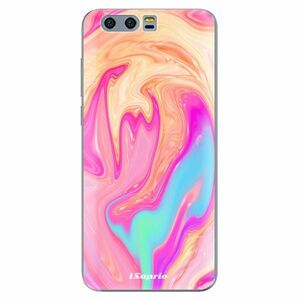 Odolné silikonové pouzdro iSaprio - Orange Liquid - Huawei Honor 9 obraz