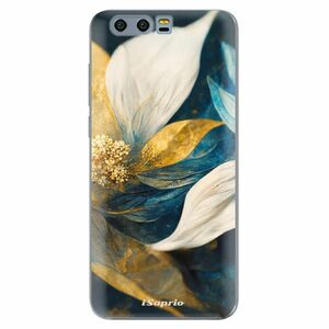 Odolné silikonové pouzdro iSaprio - Gold Petals - Huawei Honor 9 obraz