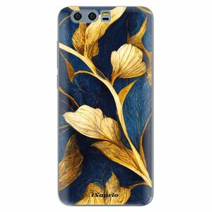 Odolné silikonové pouzdro iSaprio - Gold Leaves - Huawei Honor 9 obraz