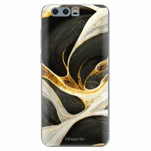 Odolné silikonové pouzdro iSaprio - Black and Gold - Huawei Honor 9 obraz