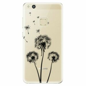 Odolné silikonové pouzdro iSaprio - Three Dandelions - black - Huawei P10 Lite obraz