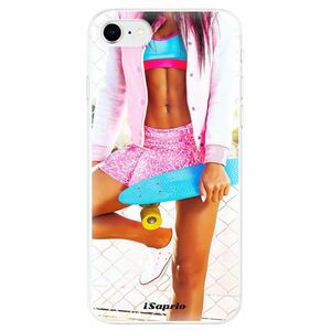 Odolné silikonové pouzdro iSaprio - Skate girl 01 - iPhone SE 2020 obraz