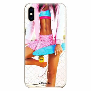 Odolné silikonové pouzdro iSaprio - Skate girl 01 - iPhone XS obraz