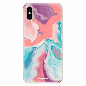 Odolné silikonové pouzdro iSaprio - New Liquid - iPhone XS obraz