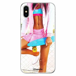 Odolné silikonové pouzdro iSaprio - Skate girl 01 - iPhone X obraz