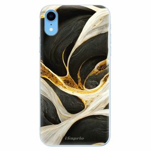 Odolné silikonové pouzdro iSaprio - Black and Gold - iPhone XR obraz