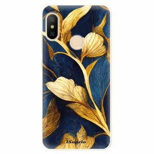 Odolné silikonové pouzdro iSaprio - Gold Leaves - Xiaomi Mi A2 Lite obraz