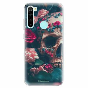 Odolné silikonové pouzdro iSaprio - Skull in Roses - Xiaomi Redmi Note 8 obraz