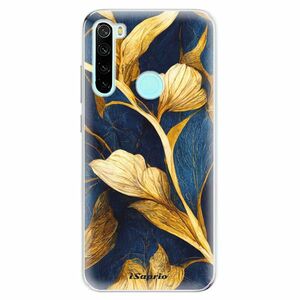 Odolné silikonové pouzdro iSaprio - Gold Leaves - Xiaomi Redmi Note 8 obraz