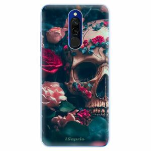 Odolné silikonové pouzdro iSaprio - Skull in Roses - Xiaomi Redmi 8 obraz