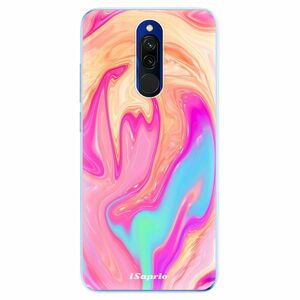 Odolné silikonové pouzdro iSaprio - Orange Liquid - Xiaomi Redmi 8 obraz