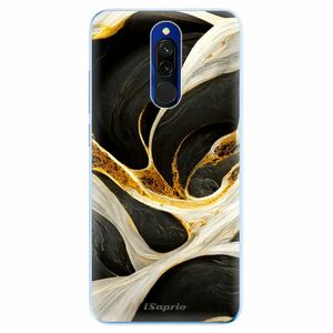 Odolné silikonové pouzdro iSaprio - Black and Gold - Xiaomi Redmi 8 obraz