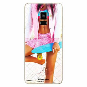 Odolné silikonové pouzdro iSaprio - Skate girl 01 - Samsung Galaxy A8 2018 obraz