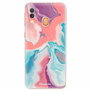 Odolné silikonové pouzdro iSaprio - New Liquid - Samsung Galaxy A40 obraz