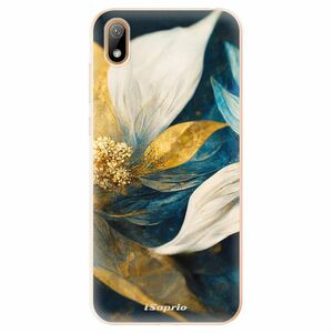 Odolné silikonové pouzdro iSaprio - Gold Petals - Huawei Y5 2019 obraz