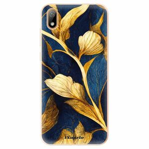 Odolné silikonové pouzdro iSaprio - Gold Leaves - Huawei Y5 2019 obraz