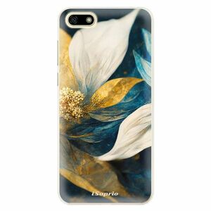 Odolné silikonové pouzdro iSaprio - Gold Petals - Huawei Y5 2018 obraz