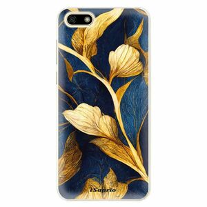 Odolné silikonové pouzdro iSaprio - Gold Leaves - Huawei Y5 2018 obraz