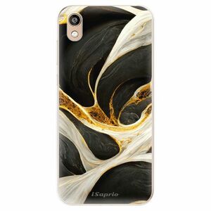 Odolné silikonové pouzdro iSaprio - Black and Gold - Huawei Honor 8S obraz