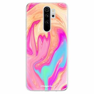 Odolné silikonové pouzdro iSaprio - Orange Liquid - Xiaomi Redmi Note 8 Pro obraz