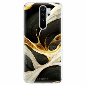 Odolné silikonové pouzdro iSaprio - Black and Gold - Xiaomi Redmi Note 8 Pro obraz