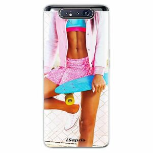 Odolné silikonové pouzdro iSaprio - Skate girl 01 - Samsung Galaxy A80 obraz